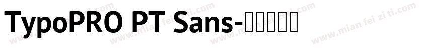 TypoPRO PT Sans字体转换